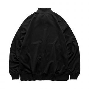 Track Top Oversize Taped Black