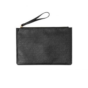 Monogram Clutch Bag Black