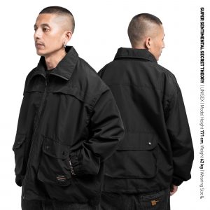 Diablo Layered Jacket Black