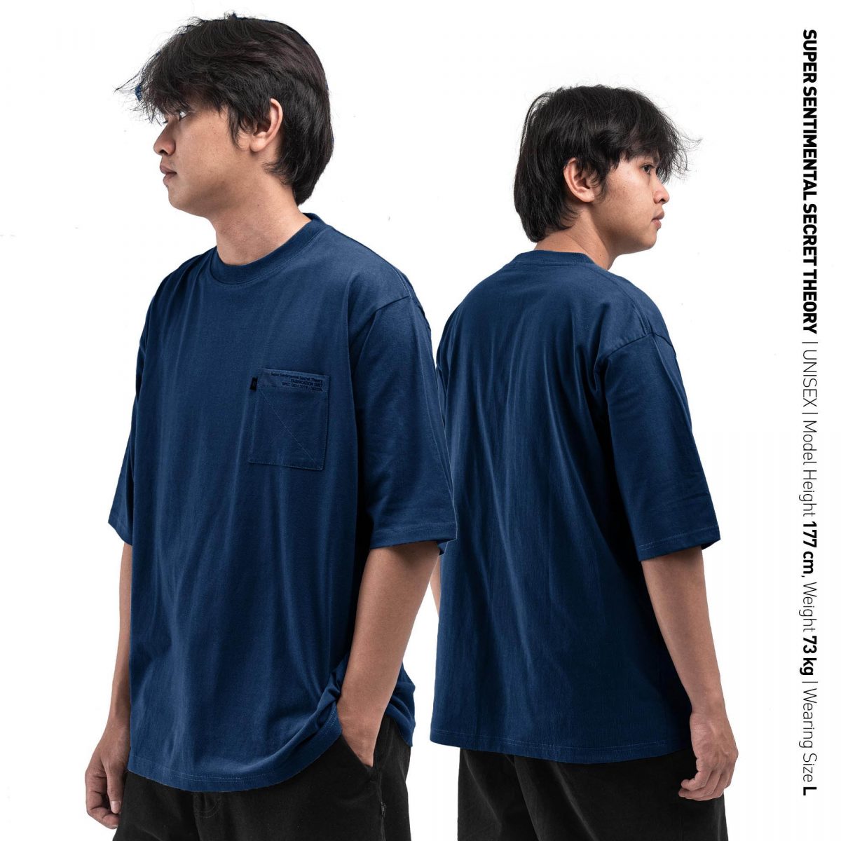 Basic Pocket Heavyweight Estate Blue