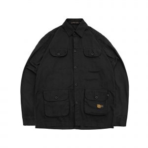 Forte Long Sleeve Work Shirt Black