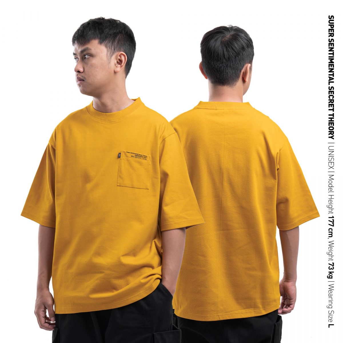 Basic Pocket Heavyweight Mustard