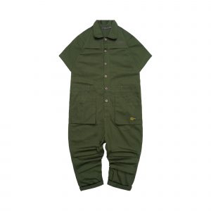 Coverall Shortsleeve Olive