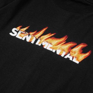 Basic Logo Burning Heavyweight Tshirt