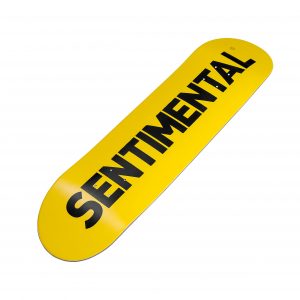 Sentimental Skateboard Deck Yellow