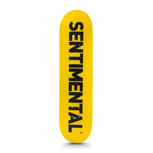 Sentimental Skateboard Deck Yellow