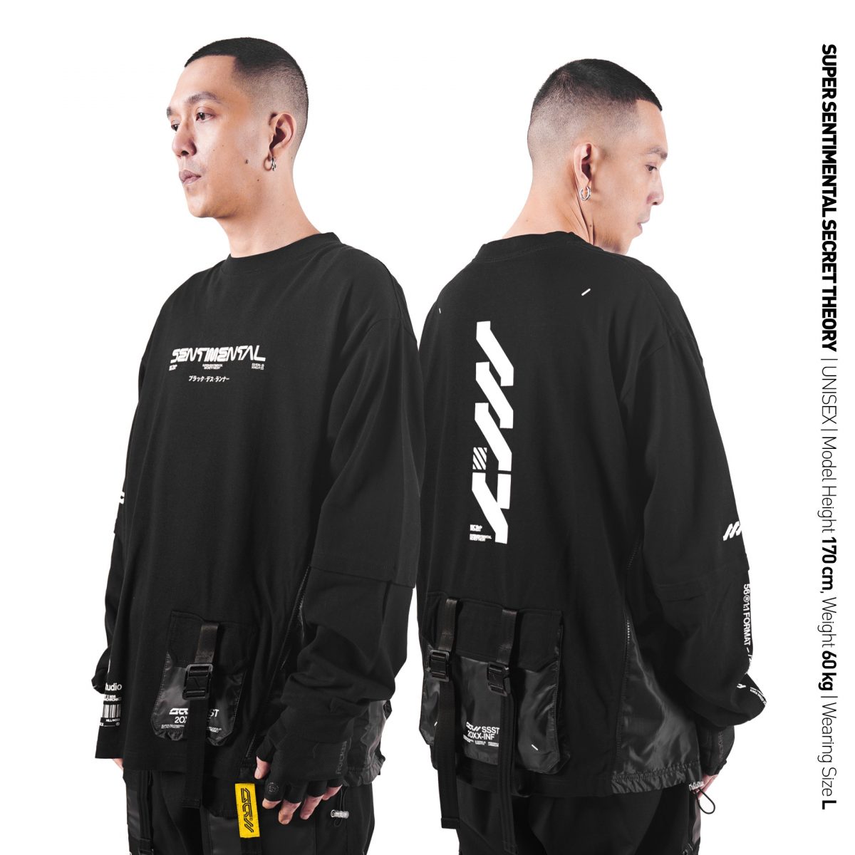 SSST x MACHINE56 Animachronic TC/KP56-BK1 Longsleeve Tshirt