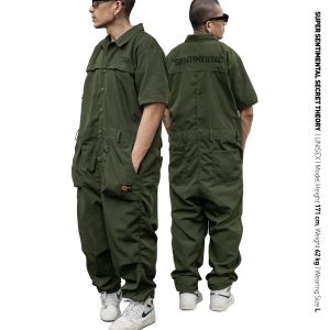Coverall Shortsleeve Olive