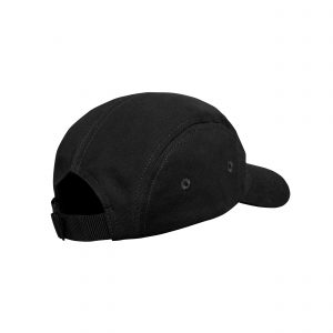 Laze Five Panel Cap Black