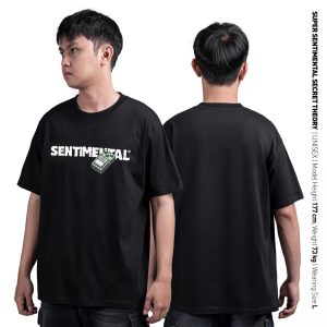 Basic Logo Distortion Heavyweight Black