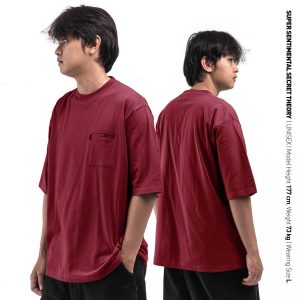 Basic Pocket Heavyweight Maroon