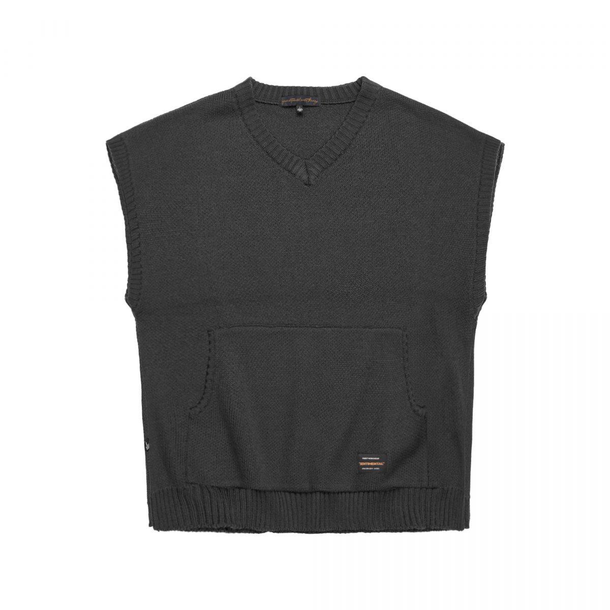 Estate Knitted Vest Black