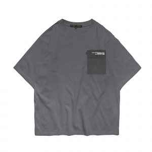 Framed Pocket Tshirt Grey