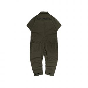 Coverall Shortsleeve Olive