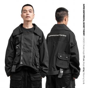 SSST by BOSBOROT Ghost Cropped Jacket