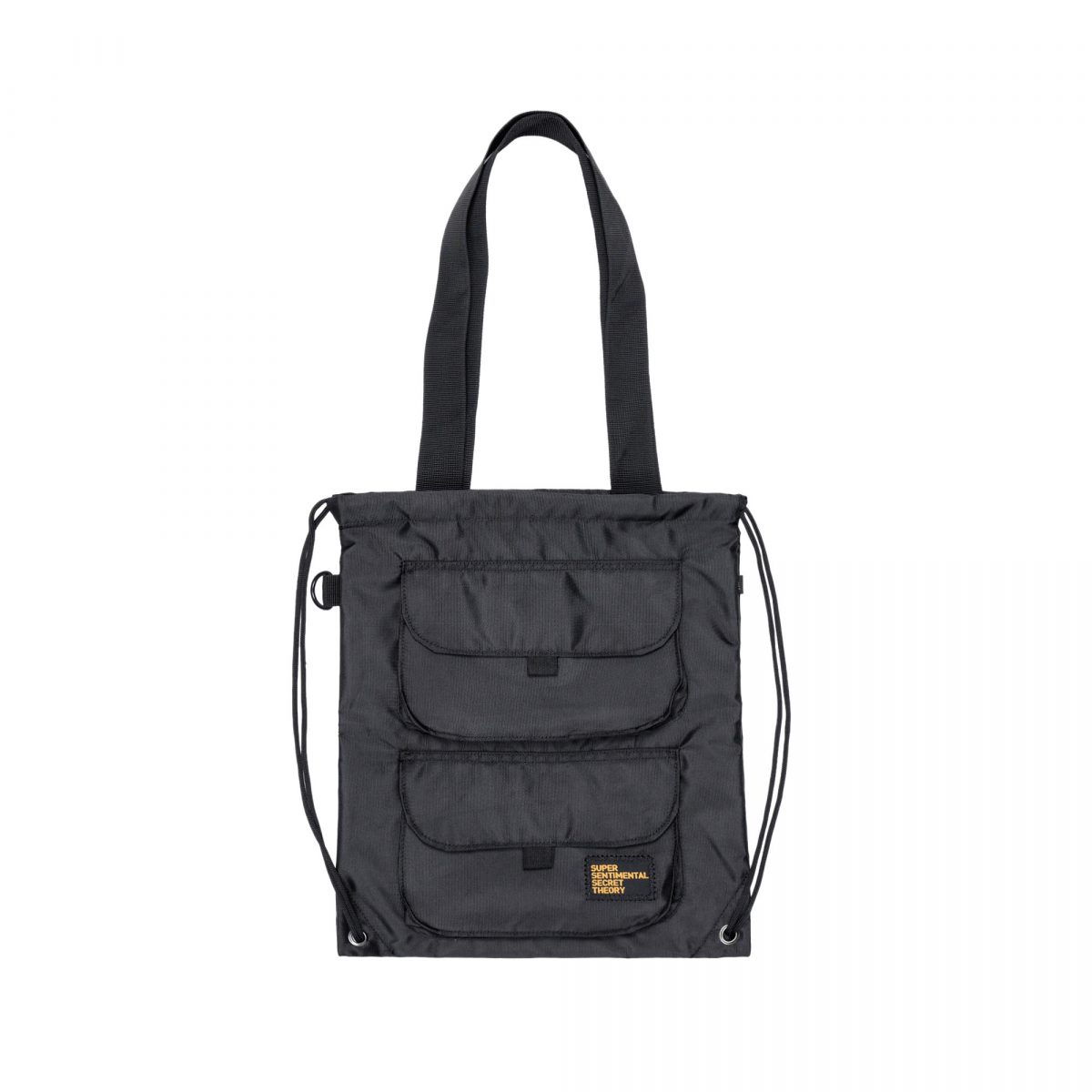 Tote Drawstring Black